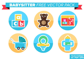 Babysitter Free Vector Pack - vector gratuit #363105 