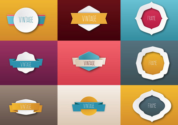 Free Papper Ribbon Vector - Free vector #367015