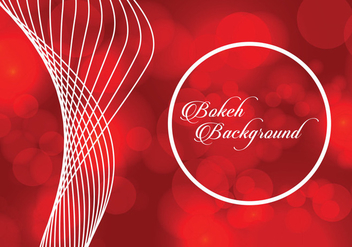 Red Bokeh Background - Free vector #367505