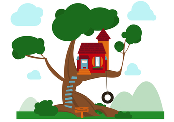 Free Treehouse Vector - Free vector #367705