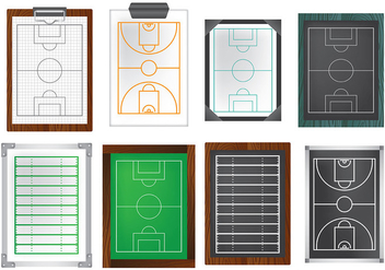 Free Playbook Icons Vector - Free vector #369675