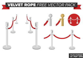 Velvet Rope Free Vector Pack - Kostenloses vector #369745