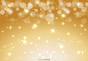 Beautiful Gold Bokeh/Sparkle Background - бесплатный vector #370435