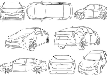 Free Illustration Of Hybrid Car - vector gratuit #371075 