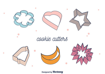 Cookie Cutter Vector - Free vector #372225