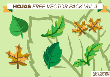 Hojas Free Vector Pack Vol. 4 - Kostenloses vector #373115