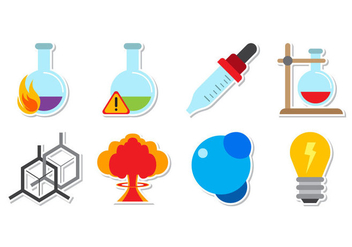 Free Neuron Particle and Chemical Stuff Vector - vector #373335 gratis
