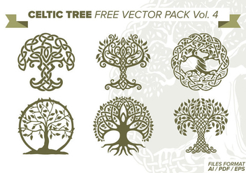 Celtic Tree Free Vector Pack Vol. 4 - бесплатный vector #373355