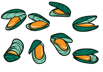 Mussel Vector Icon - Free vector #373705