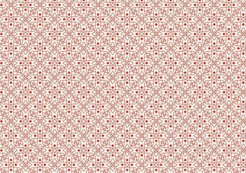 Red Outlined Pattern - Kostenloses vector #373935