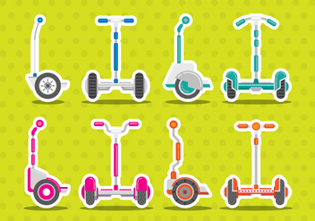 Segway Vector Icons - Free vector #374065