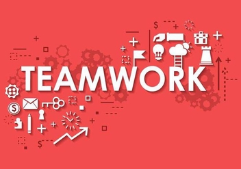Business Teamwork Banner Background - vector #374885 gratis