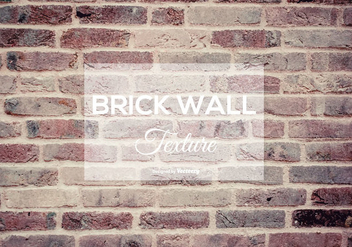 Brick Wall Texture - Kostenloses vector #375065