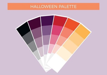 Free Halloween Vector Palette - Kostenloses vector #375365