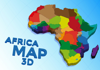 Africa Map Vector Free - vector #375645 gratis