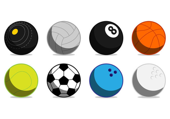 Free Sports Ball Icon Vector - Kostenloses vector #376115
