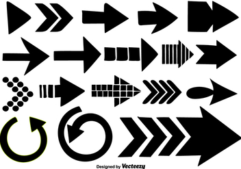 Hand Drawn Arrows Collection - Vector Elements - Free vector #376155