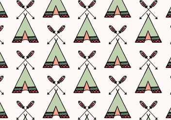 Free Vector Tipi Pattern - Free vector #377475