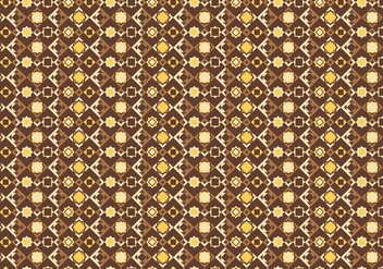 Yellow Mosaic Pattern - vector gratuit #377515 
