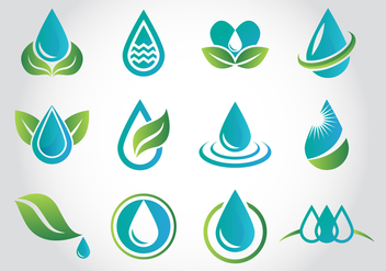 Free Aqua Water Logo Vectors - Kostenloses vector #377755