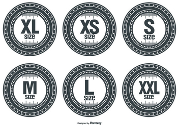 Size Vector Labels - Free vector #378505