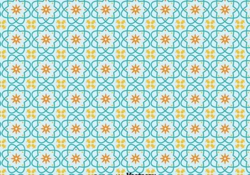 Portuguese Tiles Pattern - vector gratuit #378625 