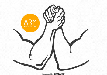 Free Vector Arm Wrestling - Free vector #380435
