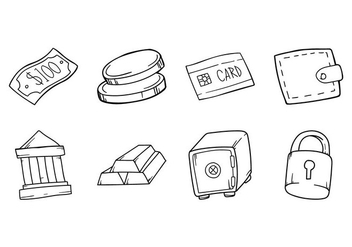 Free Hand Drawing Bussines Icon - Free vector #380715