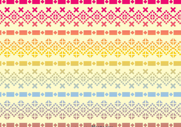 Incas Raibow Pattern - Free vector #380965