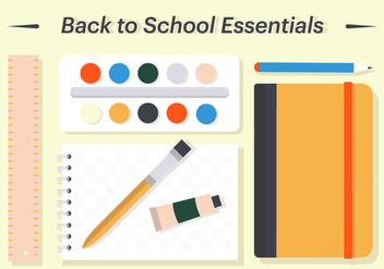 Free Back To School Vector Illustration - Free vector #382555