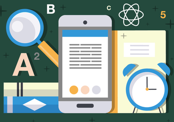 Free Flat Science and Tech Vector Illustration - Free vector #382705