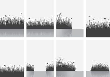 Cattails Background - Free vector #385295