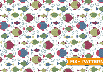 Fish Pattern Vector - бесплатный vector #385455