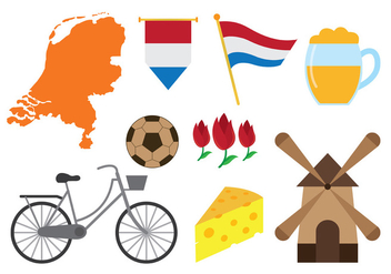 Netherlands Icons Vector - vector gratuit #385545 