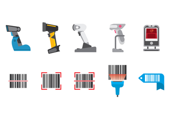 Free Barcode Scanner Vector - Free vector #386505