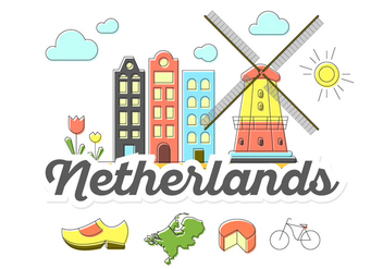 Netherlands Icons - vector #386615 gratis