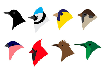 Free Bird Head Icon Vector - Free vector #386715