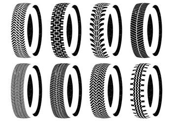 Tire Wheel Vector Set - vector #386845 gratis