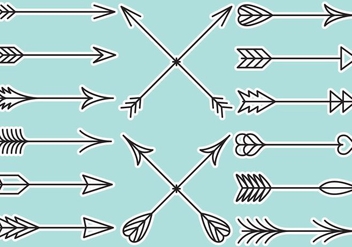 Flechas Line Arrows - vector #387195 gratis