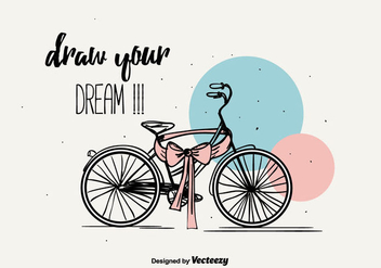 Draw Your Dream Background - vector gratuit #387305 