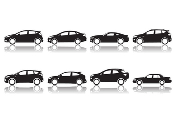 Free Ford Car Silhouette Vector - Kostenloses vector #387625