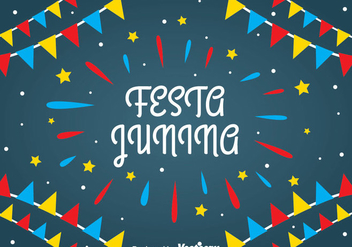 Festa Junina Background - бесплатный vector #388715