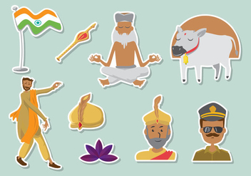 Free Bollywood Icons - vector gratuit #388745 