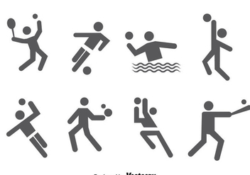 Sports Icons Vector - Free vector #389895