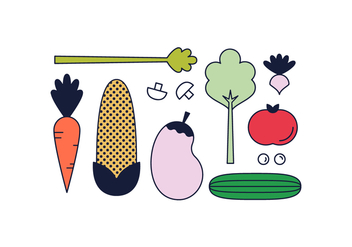 Free Vegetables Vector - Free vector #390205