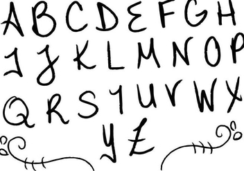 Letras Letters Alphabet Set F - vector gratuit #390315 