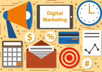 Free Digital Marketing Business Vector Icons - vector #390985 gratis