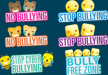 Bullying Titles - Free vector #391045