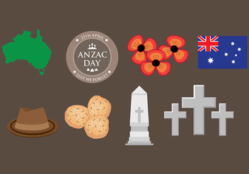 Anzac Icons - Free vector #392845
