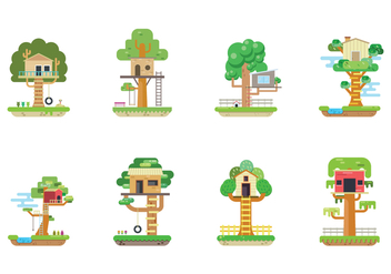 Free Treehouse Vector - Free vector #392885